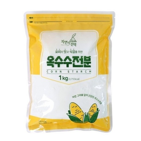 자연의선택 옥수수전분 1kg(지퍼팩), 1개, 1kg