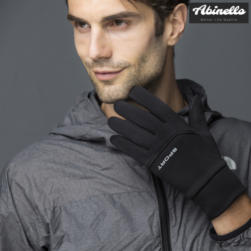아비넬로 터치 스판 기모 보온 등산 장갑