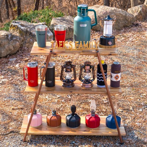 캠핑 필수품: 팩토리장 감성 캠핑선반