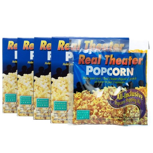 All In One Popcorn Packs - Wabash Valley Farms All Inclusive Popping Kits Real Theater Popcorn Kit, 10개