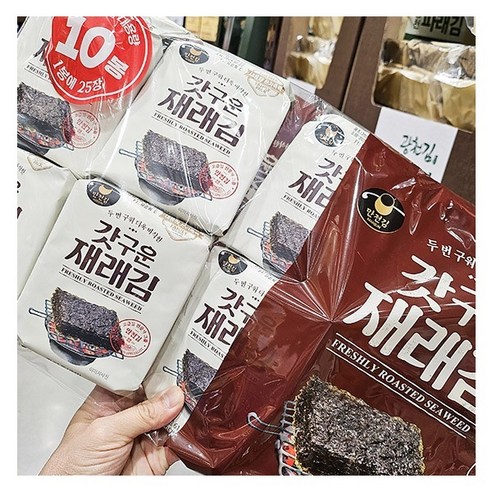 만전김 만전김 갓구운 재래김 125g, 1개, 단품