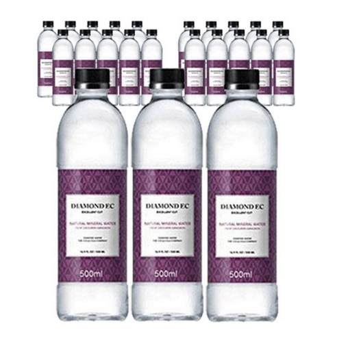 GnJ 휘오워터500m 미네랄워터 휘오생수 생수, 20개, 500ml