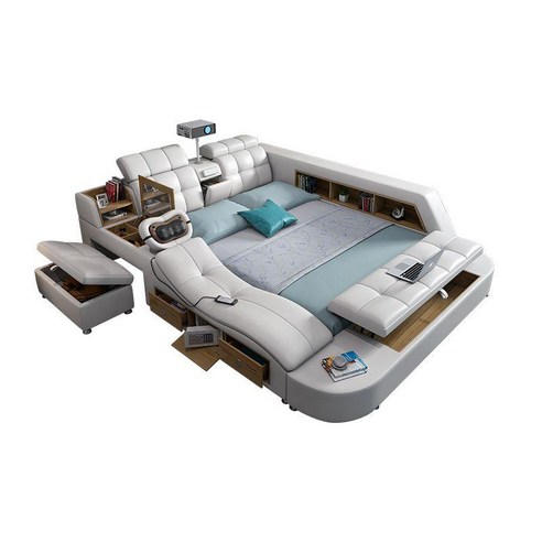 잠들기 전 나만의 영화관, 스마트 수납 침대로 완성하는 꿈같은 하루 스마트침대