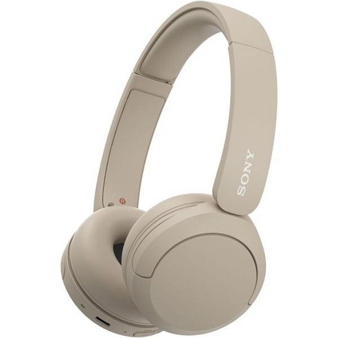 SONY 소니 WH-CH520C [무선 블루투스 스테레오 헤드폰 베이지], 기본, 베이지