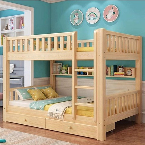 좁은 방, 수납 고민 끝! 계단형 벙커 침대로 공간 효율 200% 활용