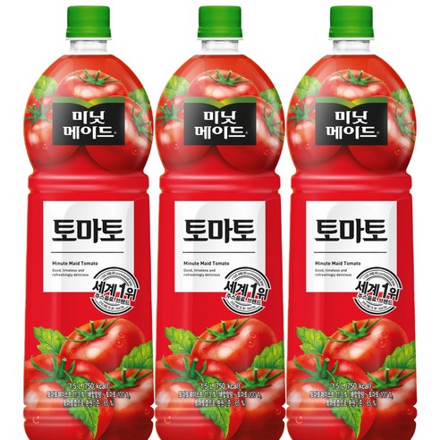  미닛메이드 토마토주스 1.5L x 12펫, 12개