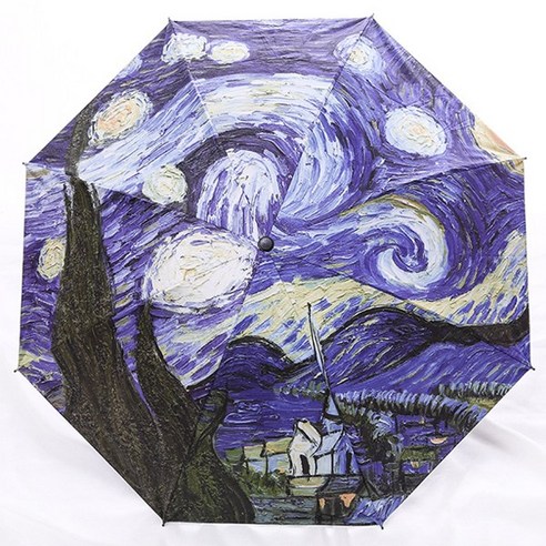 반고흐 명화 양우산 3종 기획전 3단 수동우산 판촉용 답례품 선물용 우산