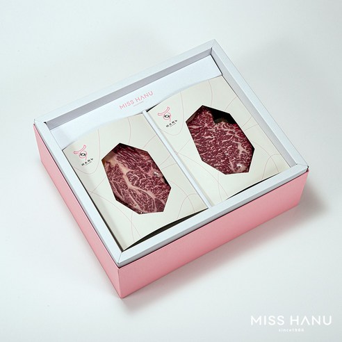 최상급 1++등급 한우 선물세트, 부드러운 식감과 풍부한 육즙