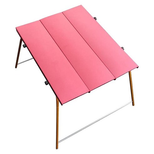 휴대용 접이식 알루미늄 테이블 조명 야외 캠핑 피크닉 접이식 책상 - 레드 41x31.8x28cm