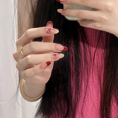 걸스코코 겨울신상 네일팁 인조네일팁 셀프연장 인조 팁 - 네일팁 | 쿠팡