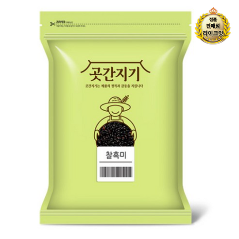 라이브 곳간지기 찰흑미, 1개, 5kg