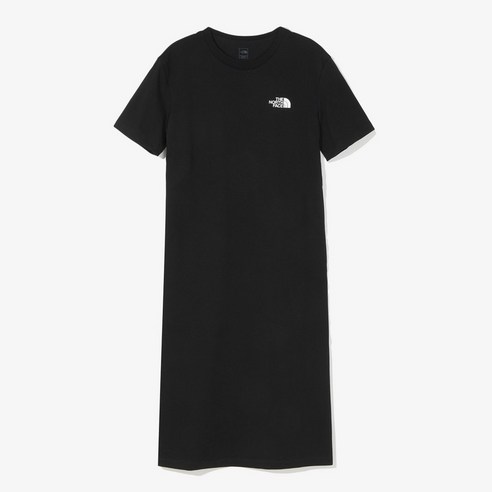 [국내정식매장] 노스페이스 원피스 The North Face WS ESSENTIAL S/S MAXI DRESS - BLACK