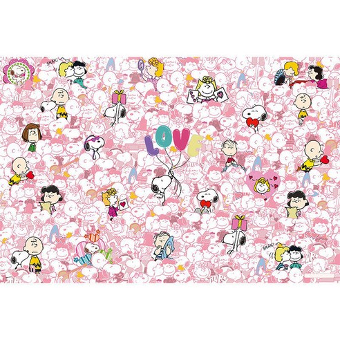 DIY 스누피 보석십자수 캔버스페인팅 애니 캐릭터 만화 큐빅취미 DIY 패키지, 30*40cm, 스누피10