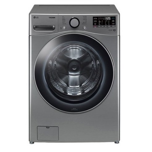 LG전자 트롬 드럼 세탁기 F21VDSK 21kg 방문설치, 스테인레스 실버