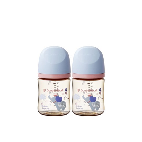 더블하트 모유실감 3세대 트윈팩 160ml: 꿈꾸는 코끼리와 함께하는 편안한 수유 경험 임부/태교용품