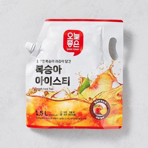 오늘좋은 복숭아 아이스티 기획 1.5L, 6개