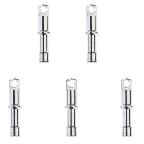 (5개들이) 9.5mm/11mm 태양용 경량 알루미늄 합금 엔드 플러그 교체, 실버