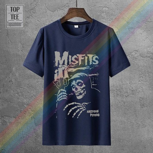 Misfits America An Psycho 펑크 록 밴드 Danzig Sa Mhain 티셔츠 S 7Xl 사이즈, S, 0107347Red