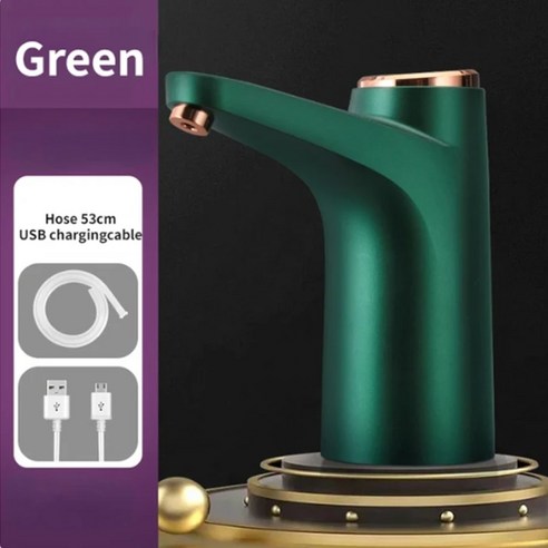 미니 배럴 물 큰 전기 워터 펌프 자동 디펜서 흡입, green, 1개