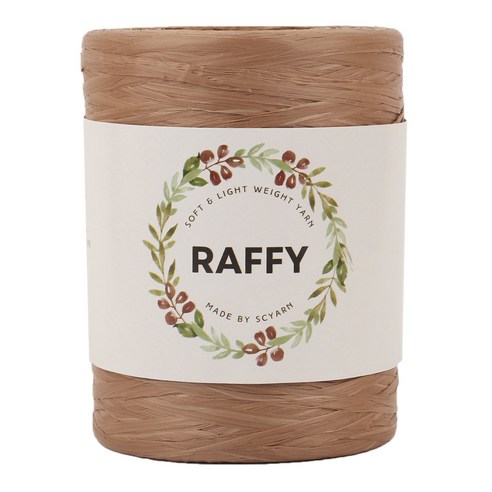 SCYarn 국산 RAFFY 라피 대용량 가방 가벼운 뜨개실 200g 500m, 1개, 1116 카키베이지