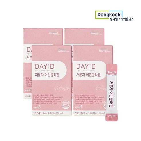 동국헬스케어홀딩스 데이디 300달톤 저분자 어린 콜라겐 15p, 30g, 8개