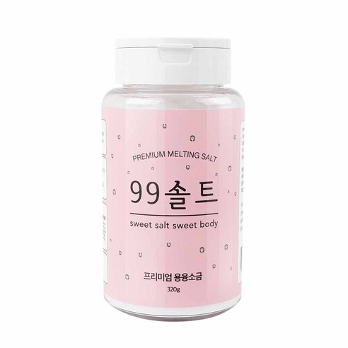 [구구솔트] 미세플라스틱 걱정없는 천연 용융소금 조리용, 320g, 1개