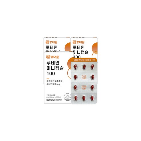 장대원 루테인 미니캡슐 100(총 3박스/6개월분), 3개, 60정