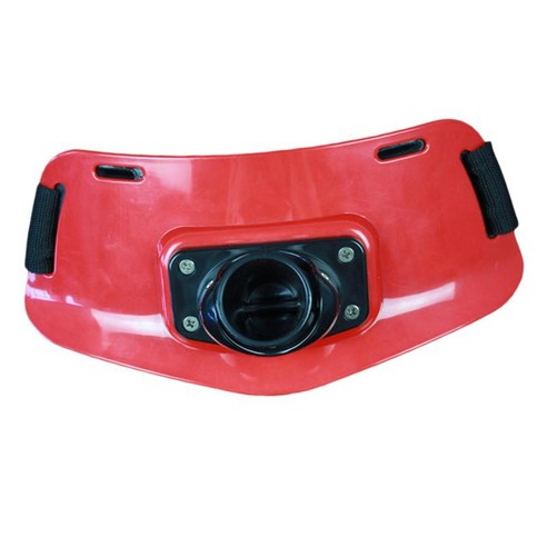 허리 로드 홀더 패딩 심해 교체 조정 가능한 경량 낚시 벨트, 빨간색과 검은 색, ABS 플라스틱