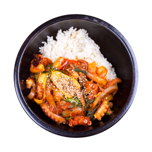 신선하고 맛있는 쭈꾸미로 만든 다양한 요리를 즐기세요!