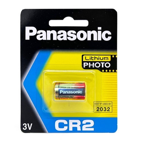 안정적이고 장기적인 전력을 위한 파나소닉 3V 카메라용 리튬 건전지 CR2