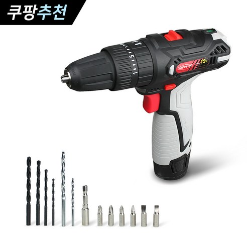 뉴썬 12V 리튬이온 무선 해머 드릴 ENS-D1200 – 본품 및 배터리 1개 포함