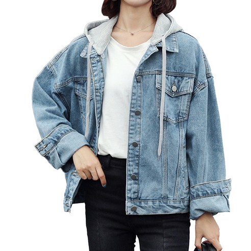 [SaleNOWㅣ인기상품] 제이지나 여성 워싱 데님 청자켓: 스타일리시하고 실용적인 선택 [세일나우ㅣ추천상품]