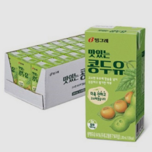 빙그레 맛있는 콩두유 200ml x 24 / 무, 상세페이지 참조, 상세페이지 참조