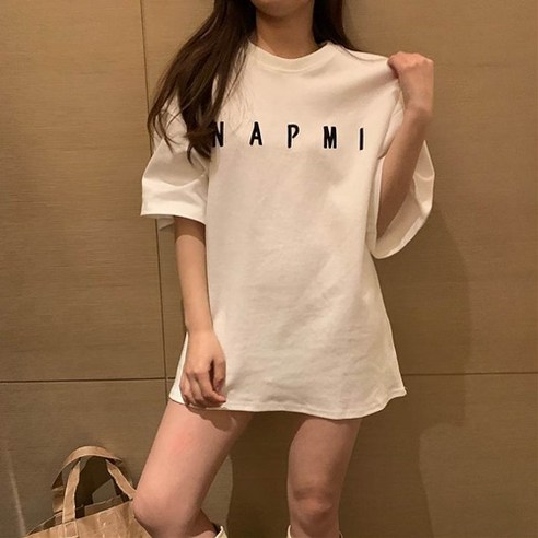 라임브릿지 나핀 루즈핏 반팔 티셔츠