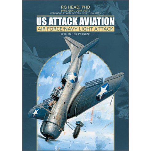 (영문도서) Us Attack Aviation: Air Force and Navy Light Attack 1916 to the Present Hardcover, Schiffer Publishing, English, 9780764363566
