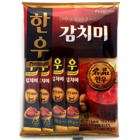 청정원 한우감치미 스틱 240g (120g * 2봉), 120g, 2개