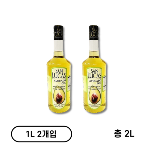 산루카스 엑스트라버진 아보카도오일, 1L, 1개