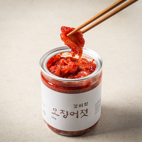 남도의 깊은 감칠맛을 담은 갓미학 전라도 여수 저염 오징어젓갈