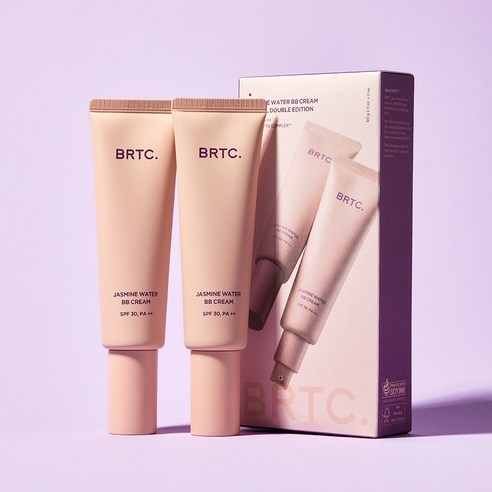 BRTC 자스민 워터 비비크림 스페셜 더블 에디션 60gx2ea SPF 30 PA+++, 2개, 60g