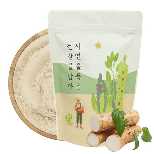 국산 껍질 제거한 안동 참마 마 가루 분말 500g, 1개