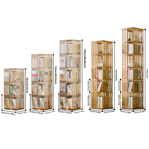 PawJoy 회전 책장으로 좁은 공간을 예술적인 서재로!