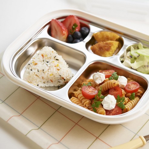 JAJU 써니데이 이중 스텐 식판: 건강과 편리함을 담은 식탁의 동반자