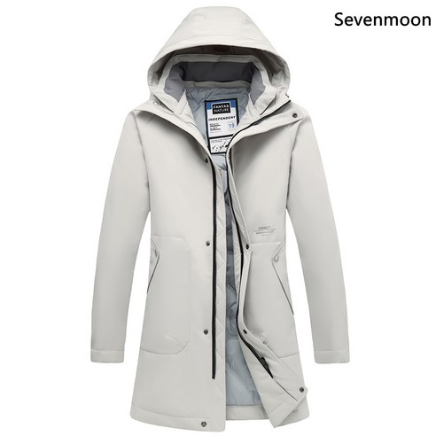 Sevenmoon 남성 오리털 패딩 점퍼 오리털 롱패딩