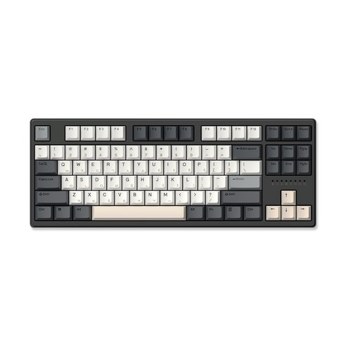 한성컴퓨터 유선 저소음 텐키리스 키보드, 쿠키앤크림, TFG Magnetox 2XL, 마그네틱축(자석축)