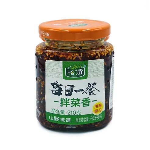 왕부정 중국식품-헝이 반반향 반차이 200g-밀봉, 200g, 1개