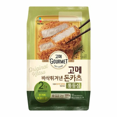 [CJ] 고메 바삭튀겨낸통등심돈카츠450g X 4개, 150g, 3개