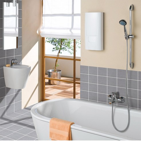 안전과 디자인을 한 번에, 200각 Fit 논슬립 타일 FT61 연회색