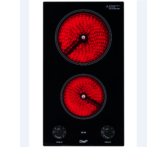 셰프전기렌지 HS-702 전기레인지 HS-200모델로(동일규격)출고됩니다, 자가설치