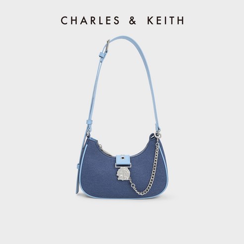 찰스앤키스 가방 찰스앤키스 CHARLES&KEITH CK2-40271111 메탈 체인 버클 크로스 숄더백