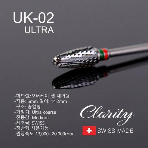 클라리티 네일비트 UK-02 ULTRA, 1개